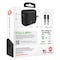Hypergear SpeedBoost 25-Watt PD Dual-Output USB-C Wall Charger Kit 15626 - alternate 3